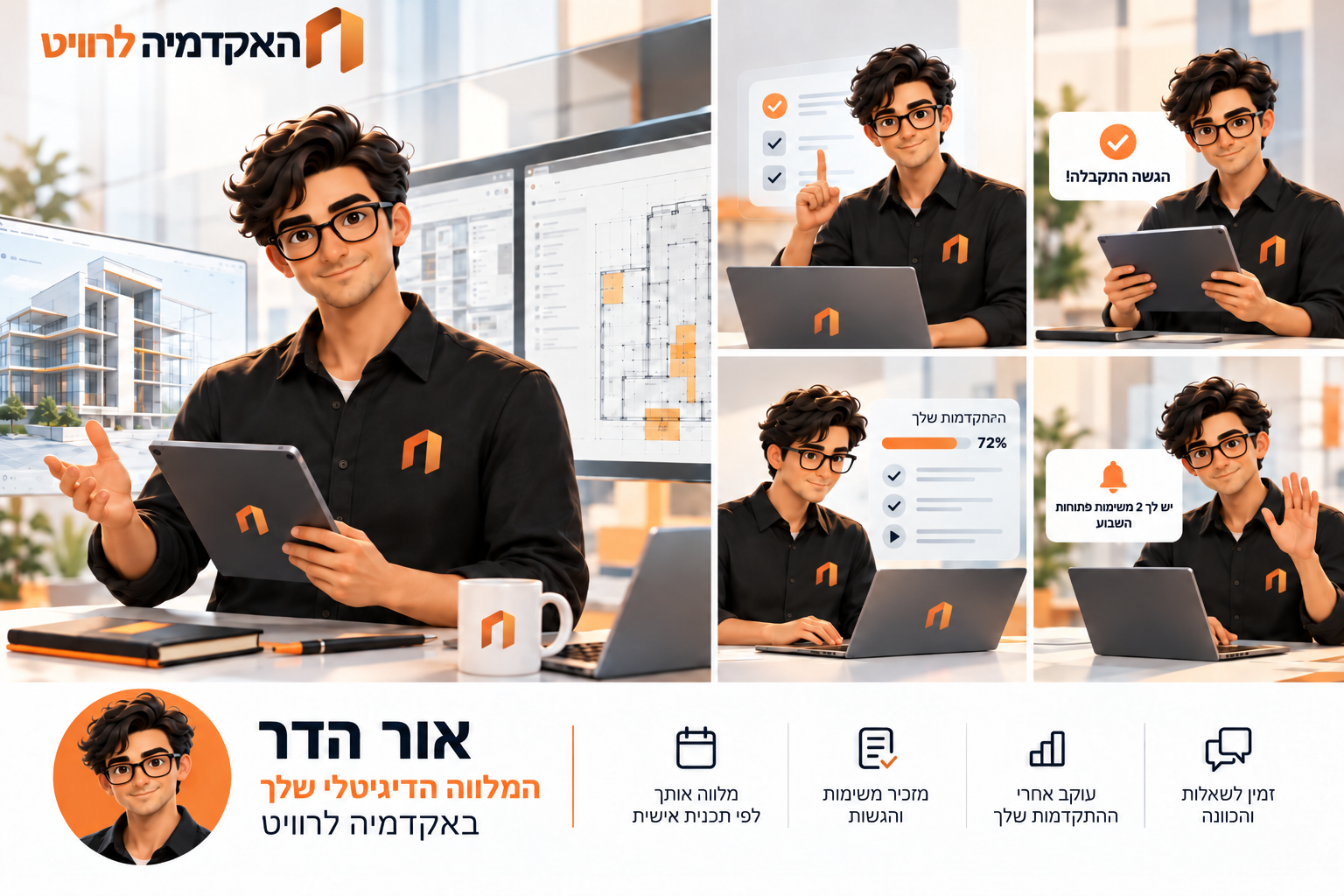 תלמידים לומדים רוויט עם הפורטל